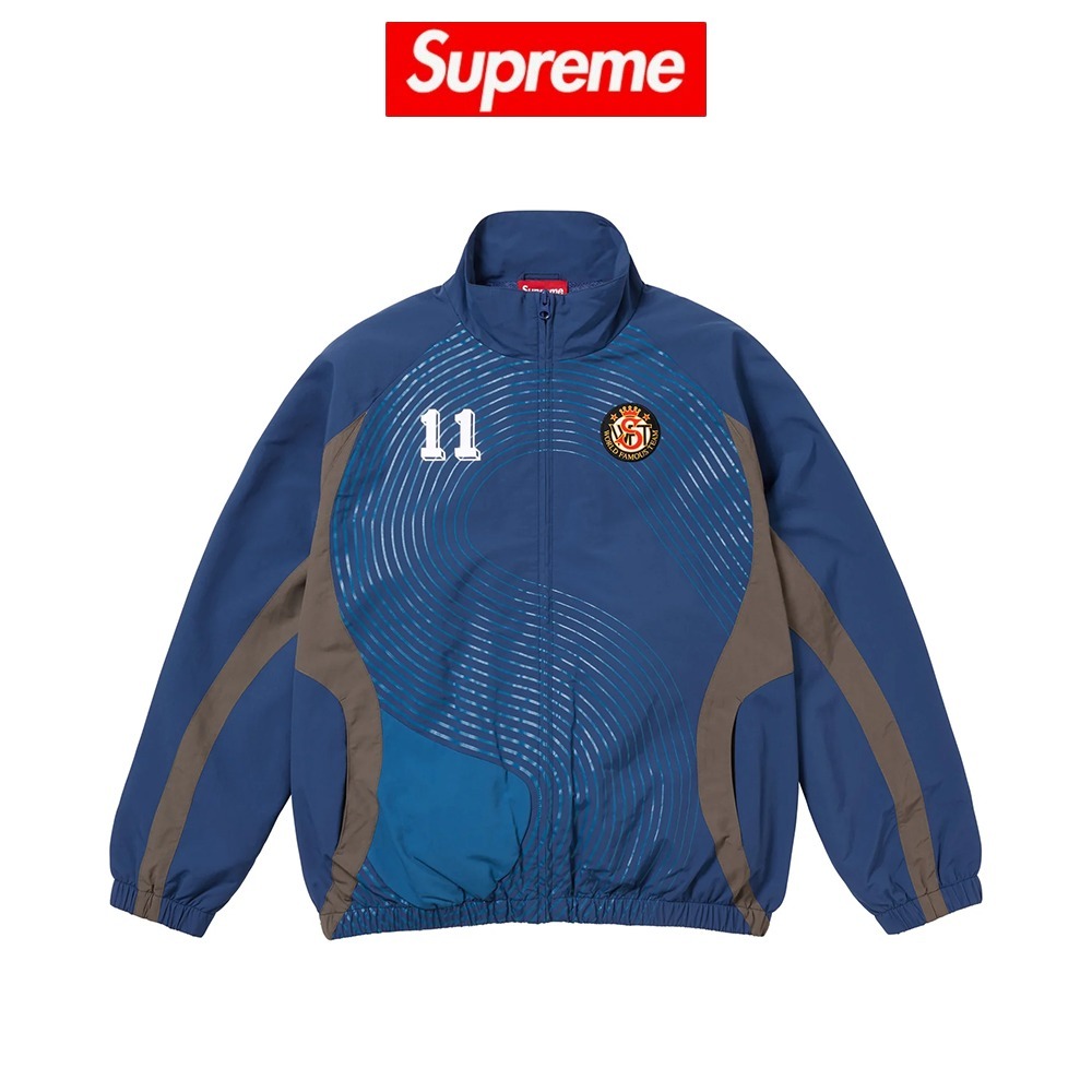 【SUPREME】 S Logo Track Jacket Navy - 24FW