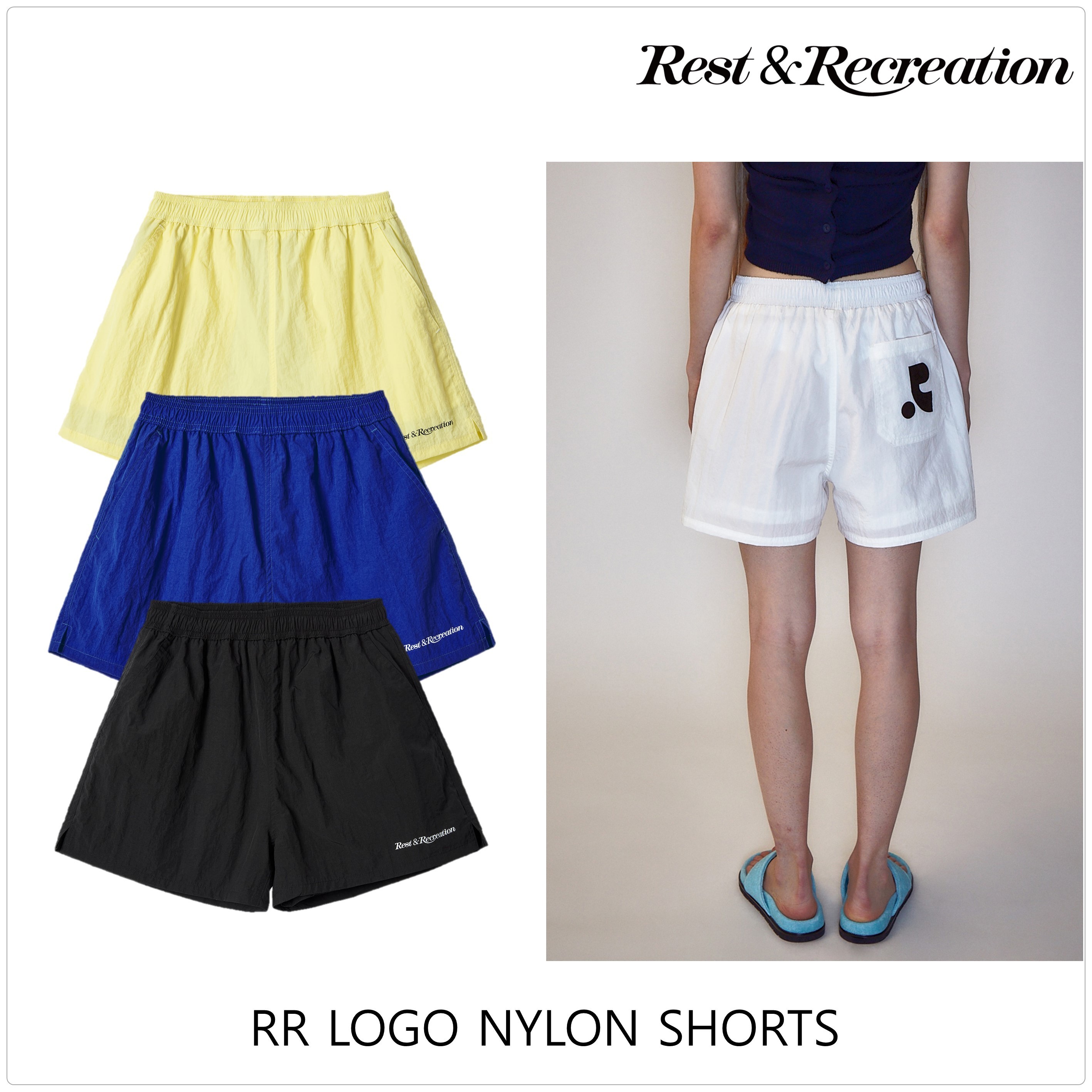 [REST&RECREATION] RR LOGO NYLON ショーツ★韓国★送料・関税込