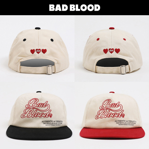 ★韓国人気★BADBLOOD★BAD CURSIVE LOGO BALL CAP