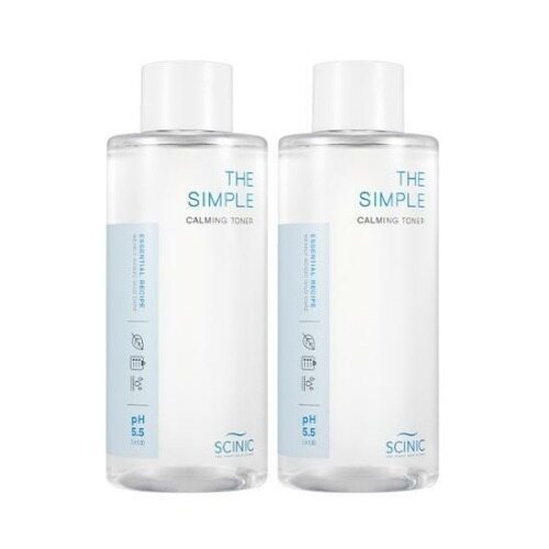 SCINIC ザ シンプルカーミングトナー 300ml 1+1