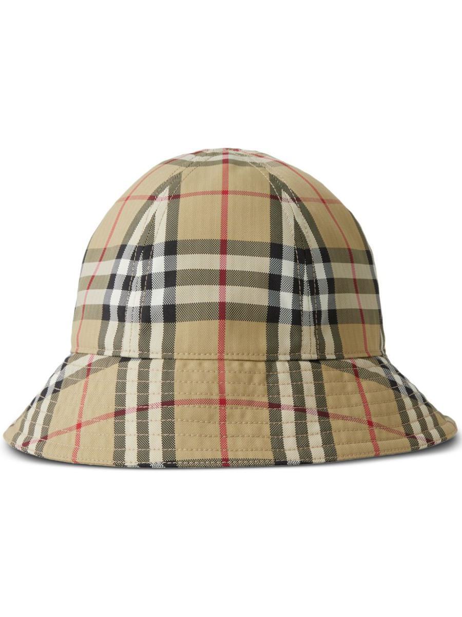 【関税＆送料込み】Burberry Check Motif Nylon Bucket Hat