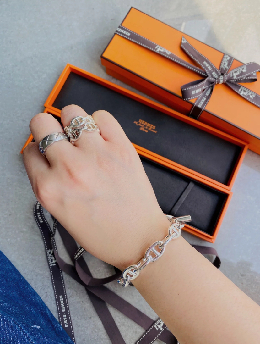 ◇大人気モデル◇HERMES シェーヌダンクル ブレスレット GM
