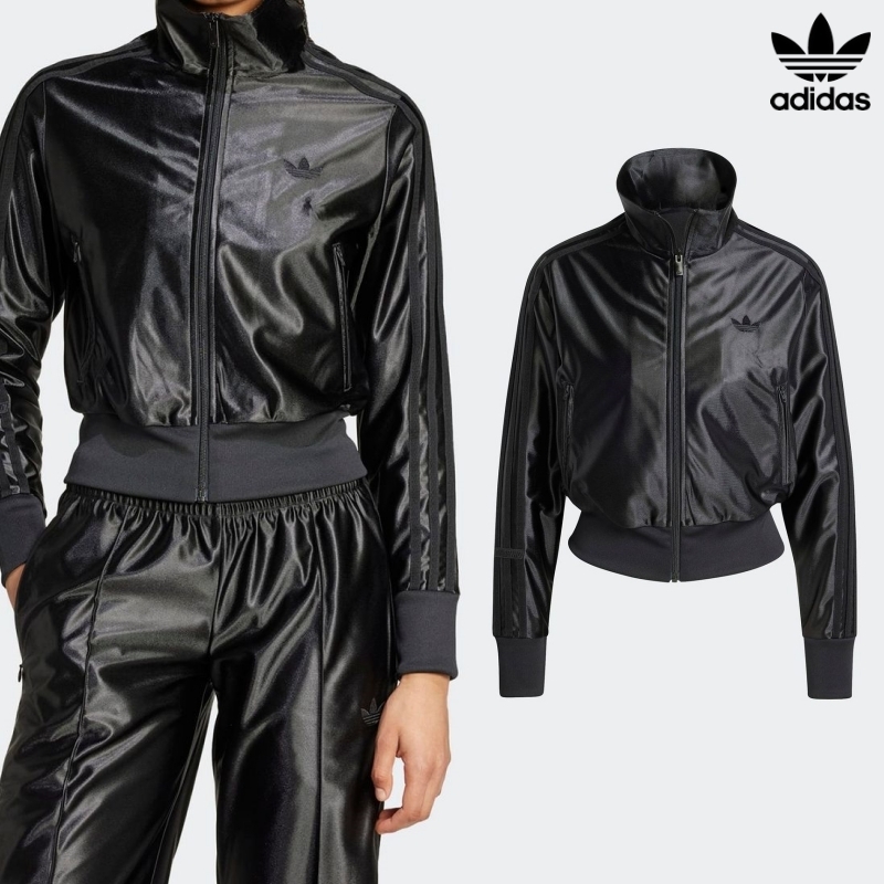 ADIDAS トラックトップ ファイヤーバード フィッティド ブラック