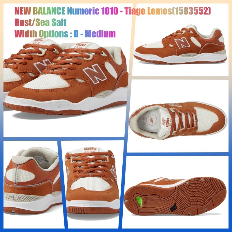 ★ニューバランス★Numeric 1010 - Tiago Lemos★Rust/Sea Salt