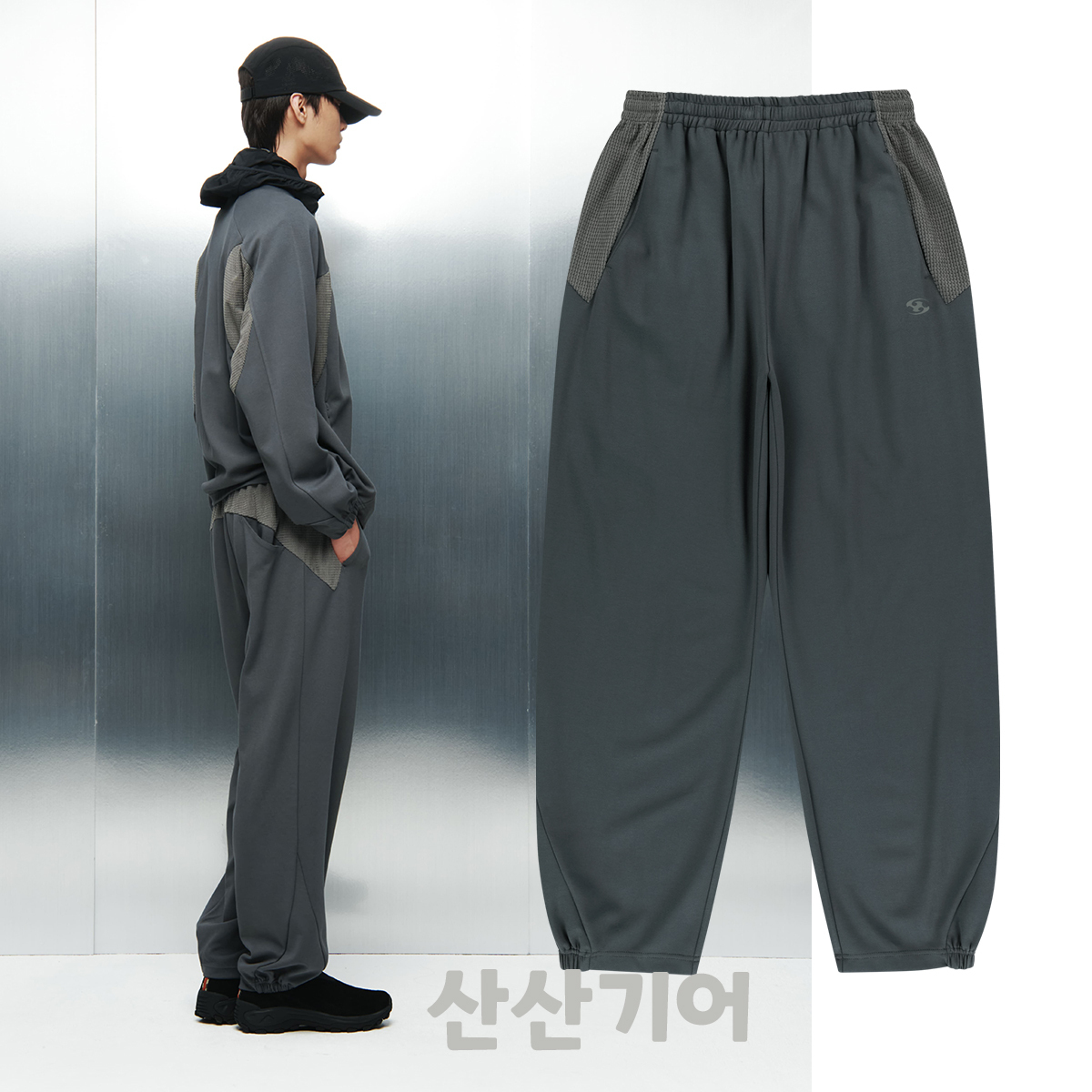 [SAN SAN GEAR] / ☆ 24FW TRACK PANTS / BLUE CHARCOAL
