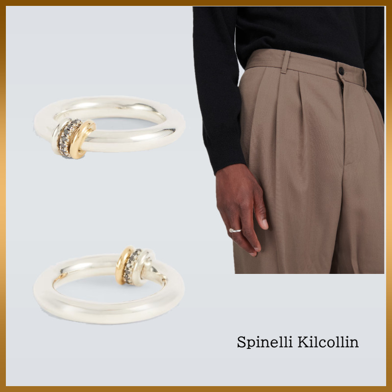【Spinelli Kilcollin】Sirius sterling silver black diamonds