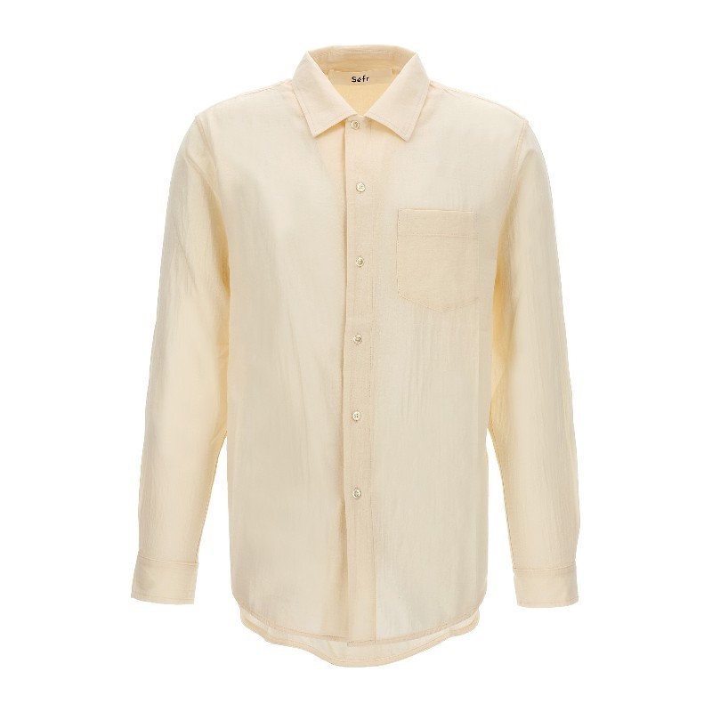 Tシャツ・カットソー Sefr SS25 'Leo' shirt (FW23LEO VANILLAWHITE)