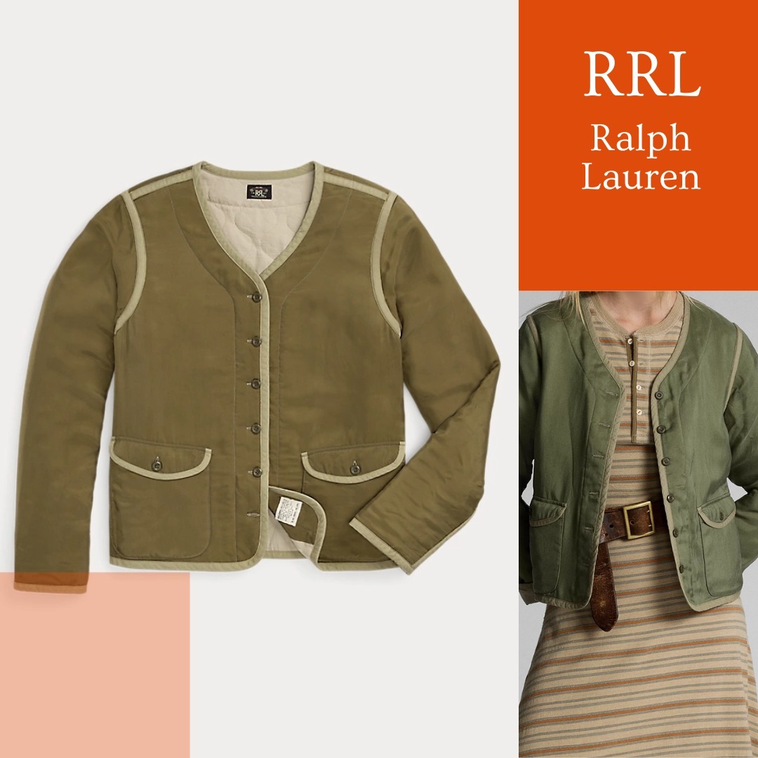 新着【RRL Ralph Lauren】裏キルティング シャツ ジャケット