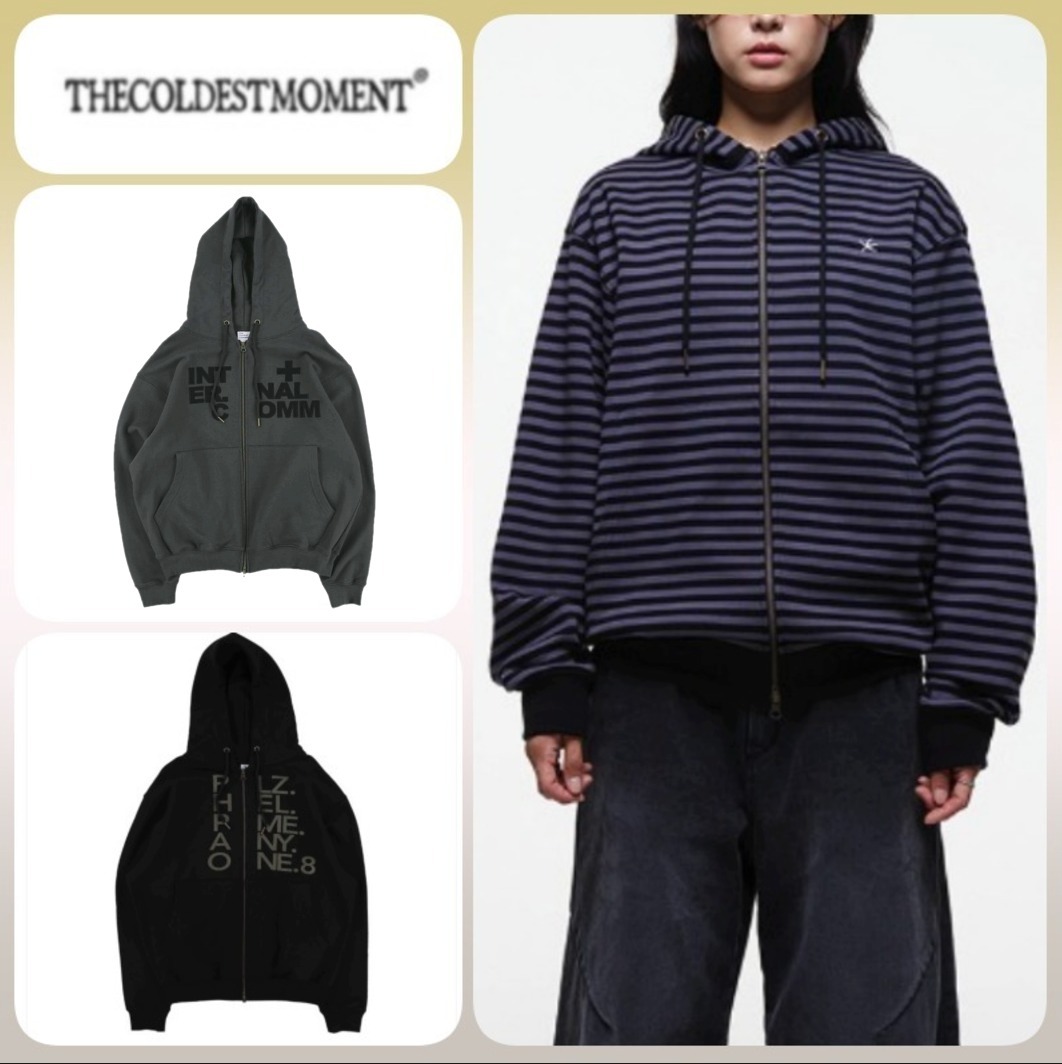 ◆24AW THE COLDEST MOMENT hooded zip-up◆