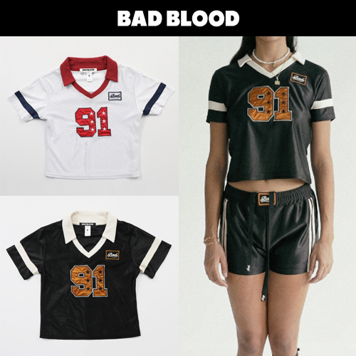 ★韓国人気★BADBLOOD★91 Football Jersey Slim Fit