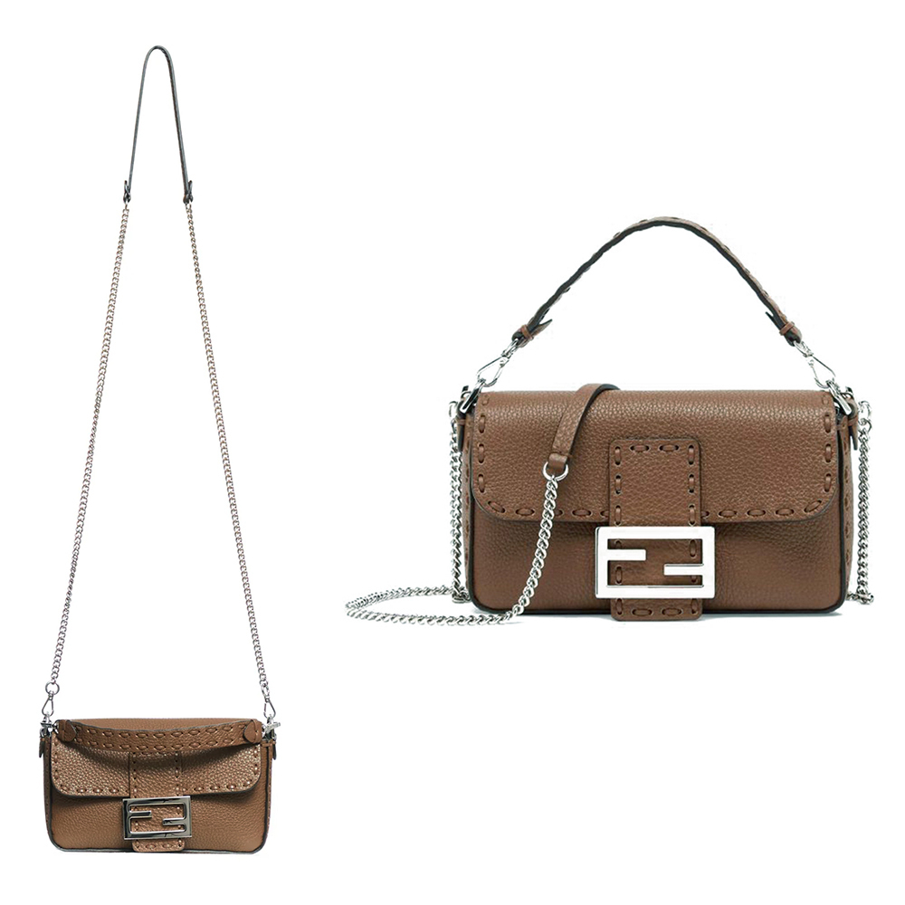 関税負担なし☆FENDI バゲット スモール ショルダーバッグ