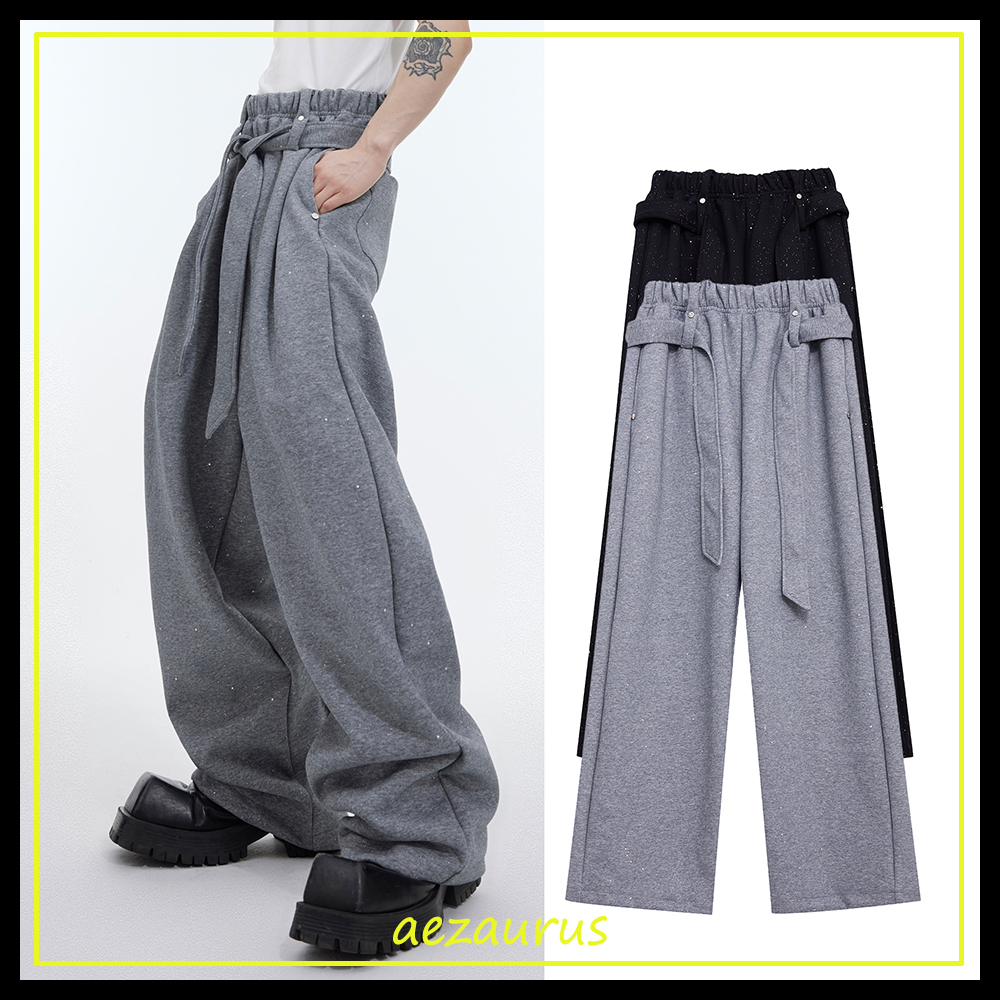 ArguE CulturE スウェットパンツラメ入りストリートロングゆる