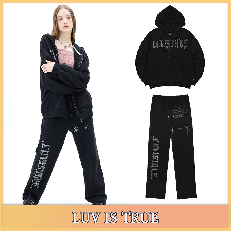 【LUV IS TRUE】送料・関税込★MZグリッタースウェットセット