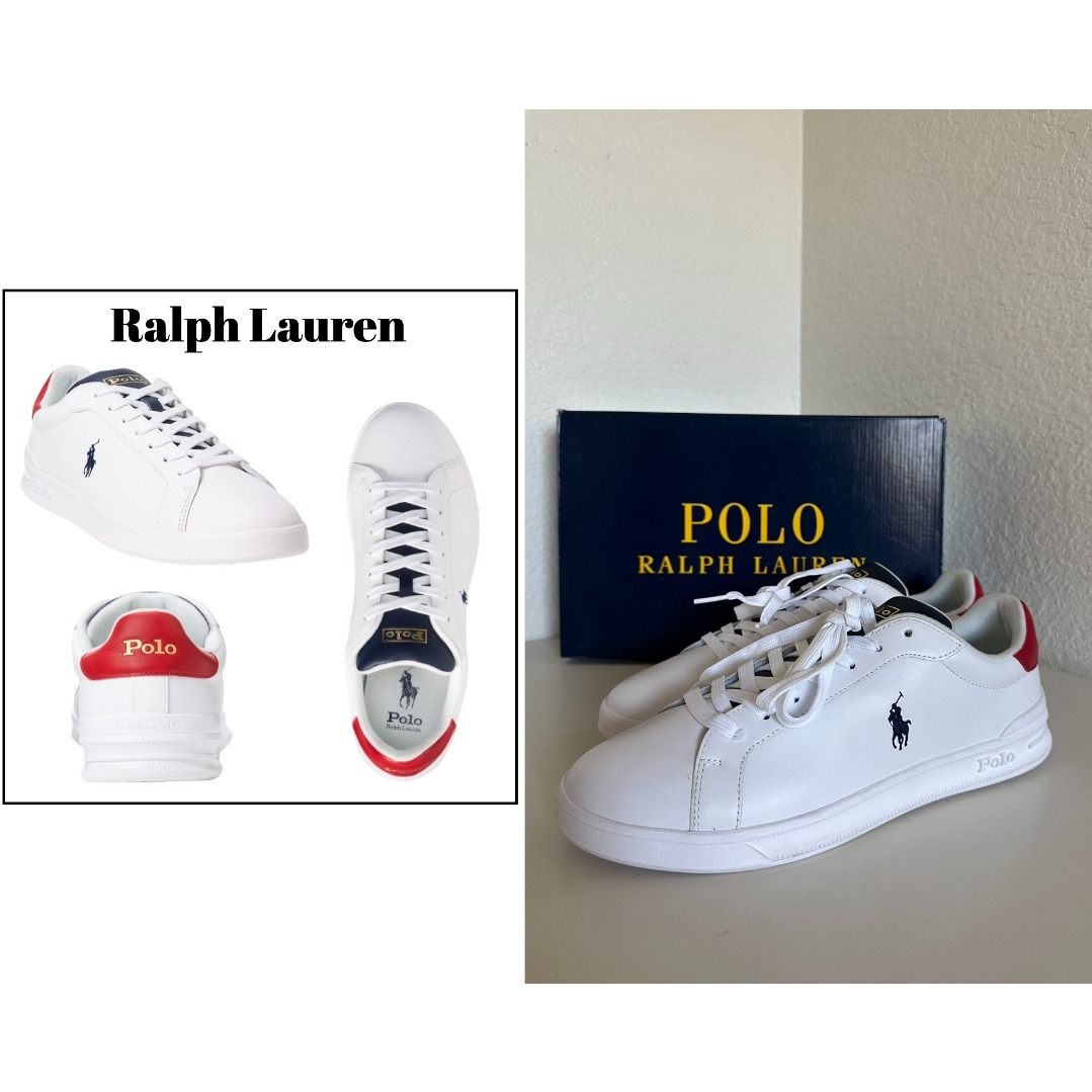 日本未入荷【RALPH LAUREN】Heritage Court II レザースニーカー