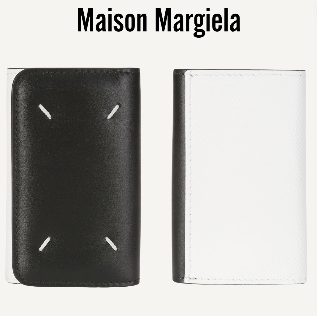 【Maison Margiela】4ステッチ 三つ折り キーリング ウォレット