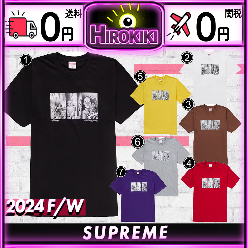 【本物保証 /関税・送料無料】Supreme Mister Cartoon Pow Tee