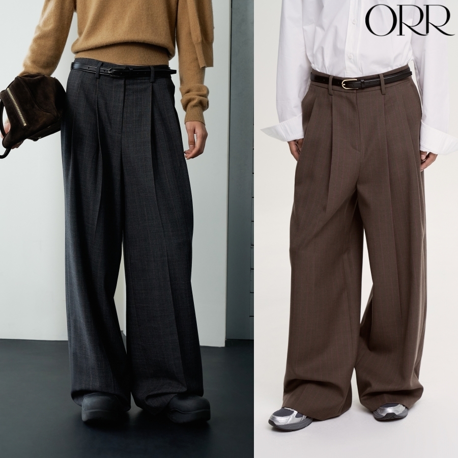 ORR☆Wool Striped Trouser