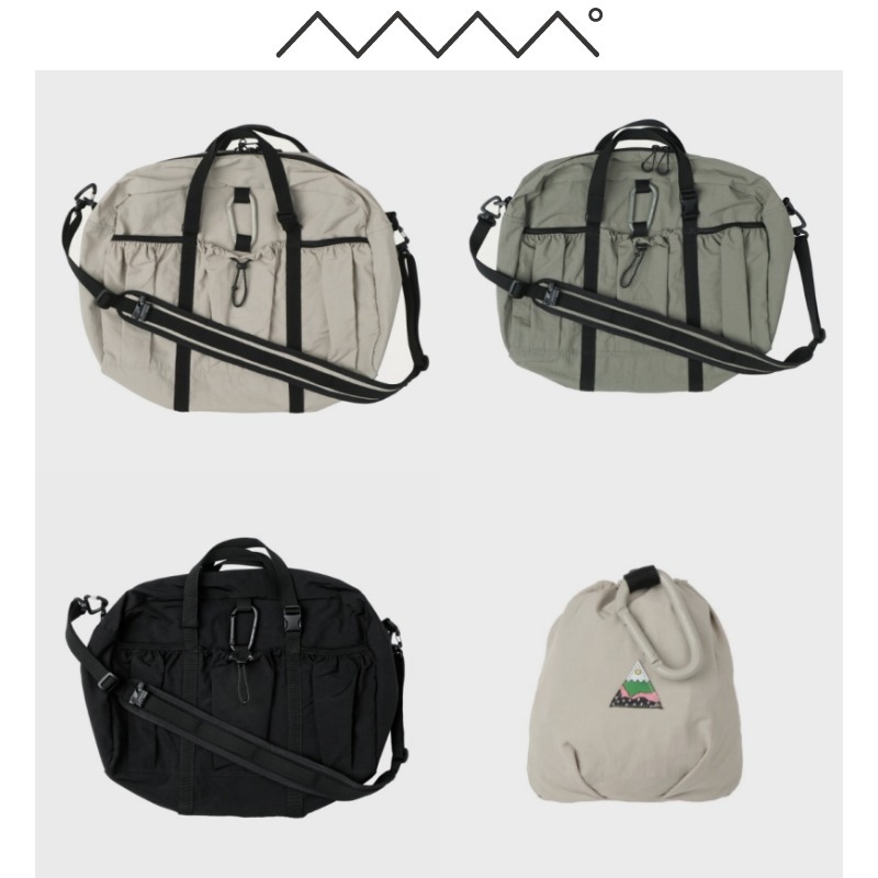 【MMOGARDEN】mmo boston bag 075 nylon slub ボストンバック