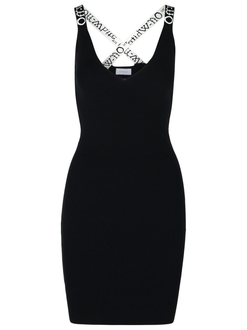 オールインワン・サロペット Off-White Black Viscose Blend Dress