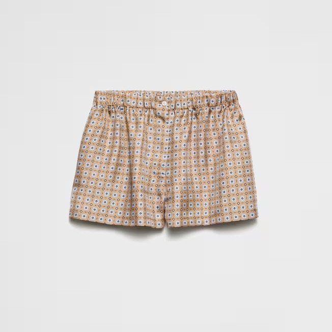 正規店買付★PRADA シルクツイル ショートパンツ