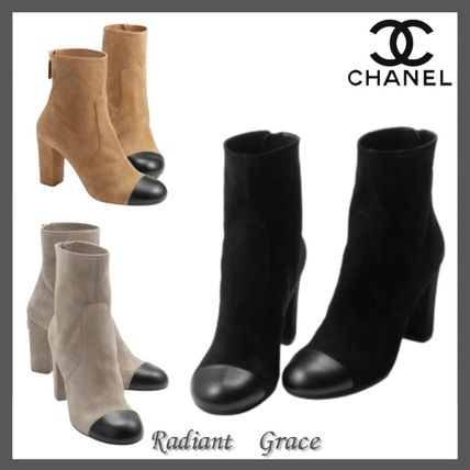 グレー（灰色）系 23cm CHANEL(シャネル) ブーツ(レディース