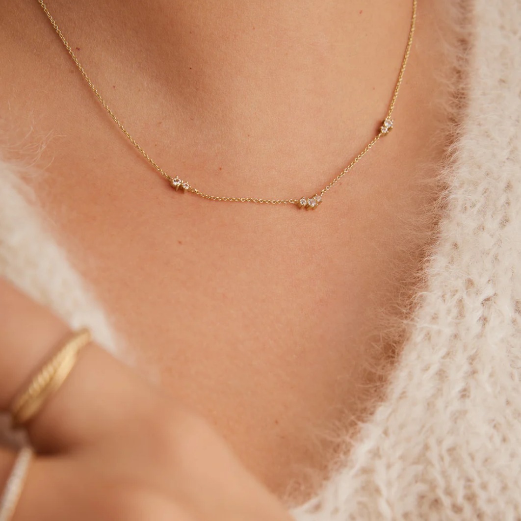 《 MEJURI 》Floating Sapphire Necklace＊日本未入荷
