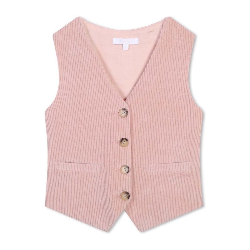キッズアウター Chloe FW24 C20293454 (C20293 454)