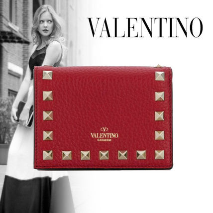 レッド（赤）系 VALENTINO(ヴァレンティノ) 折りたたみ財布