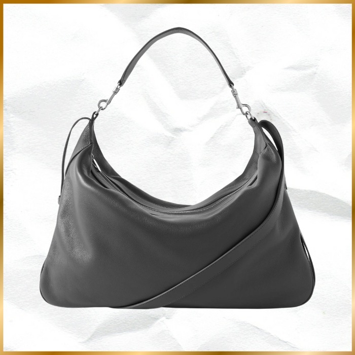 ◆CELINE◆Romyラージ フルグレインレザー メッセンジャーバッグ