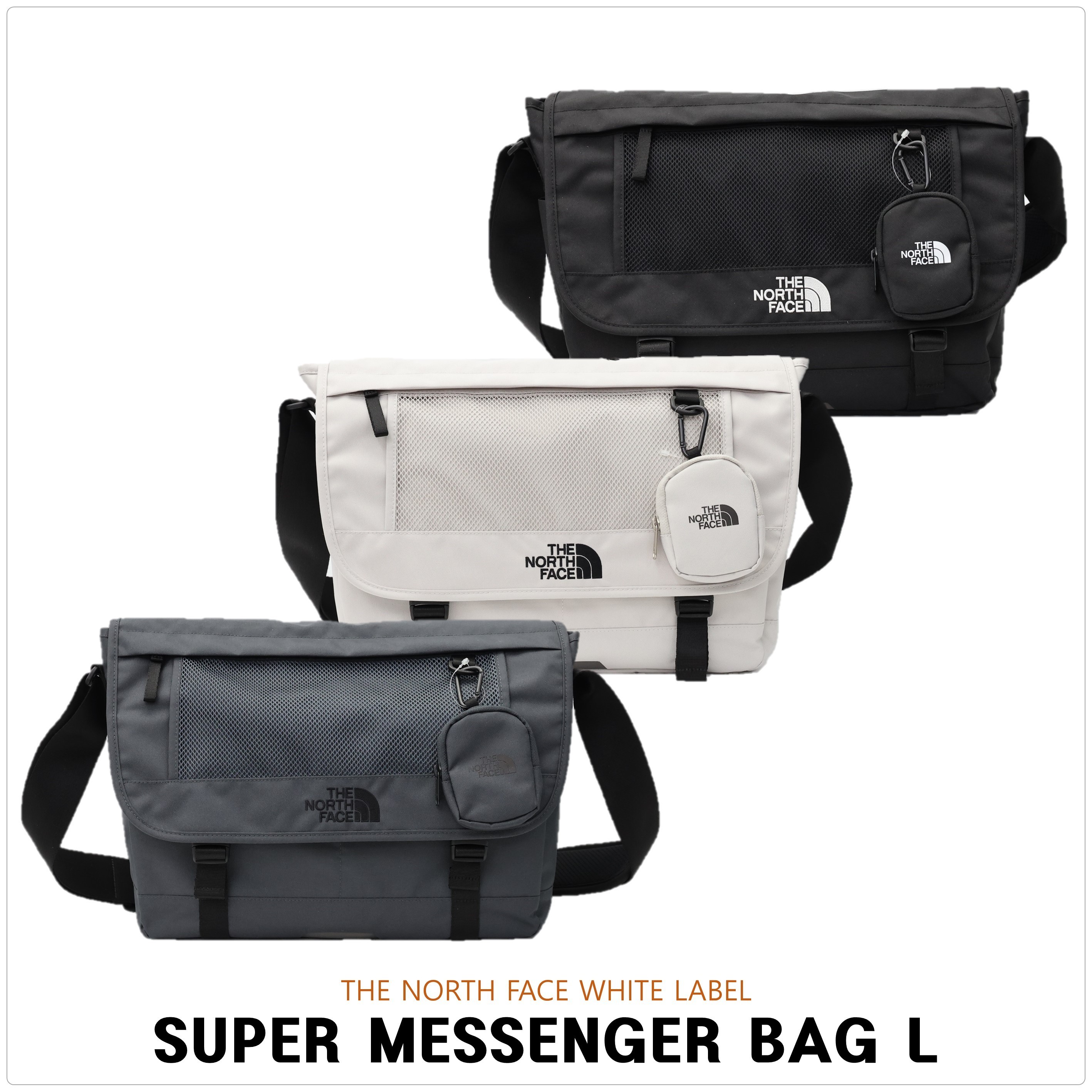 [ノースフェイス]SUPER メッセンジャーバッグ L★新作・24AW★
