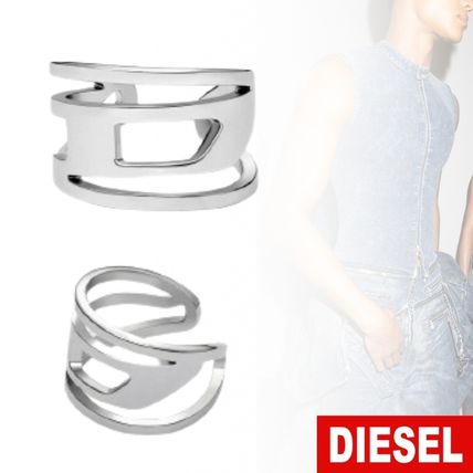 ★DIESEL★ディーゼル シングル Dロゴ イヤーカフ ステインレス 210.jpg
