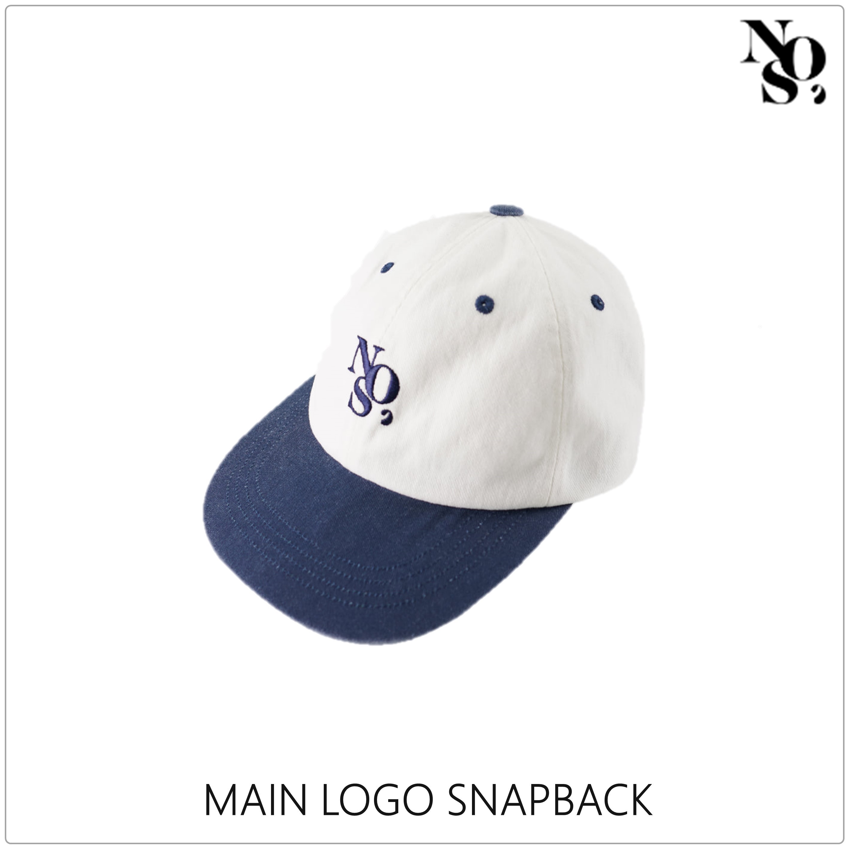 [NOS7] MAIN LOGO SNAPBACK★24AW★ソンフンミン設立ブランド★
