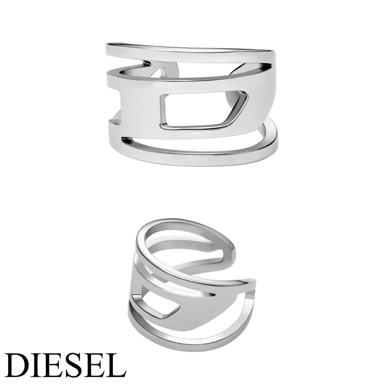 送関込【DIESEL】DX1532 イヤーカフ シルバー
