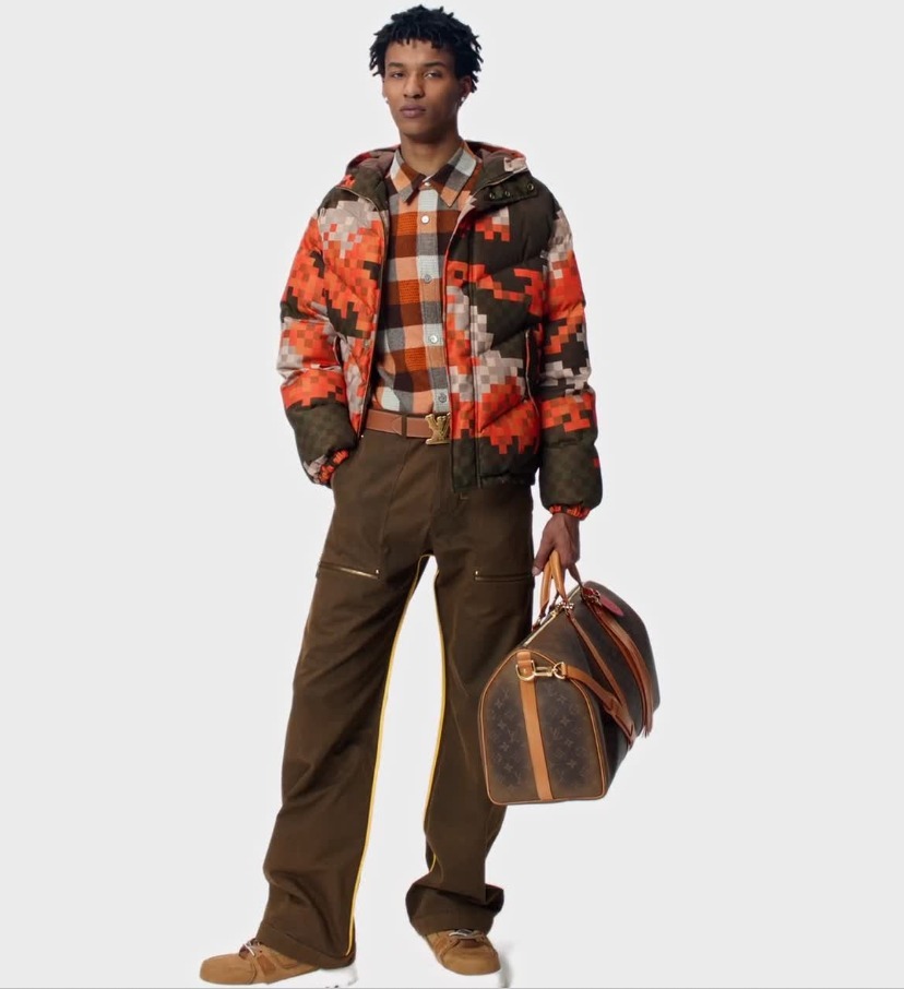 Louis Vuitton《フランネルシャツ》チェック柄 ウール DHL 直営