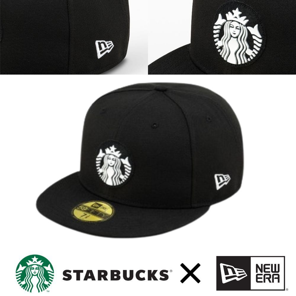 NEW ERA 59Fifty Cap × Starbucks 限定コラボキャップ (New Era NEW ERA 59Fifty Cap × Starbucks 限定コラボキャップ (New Era