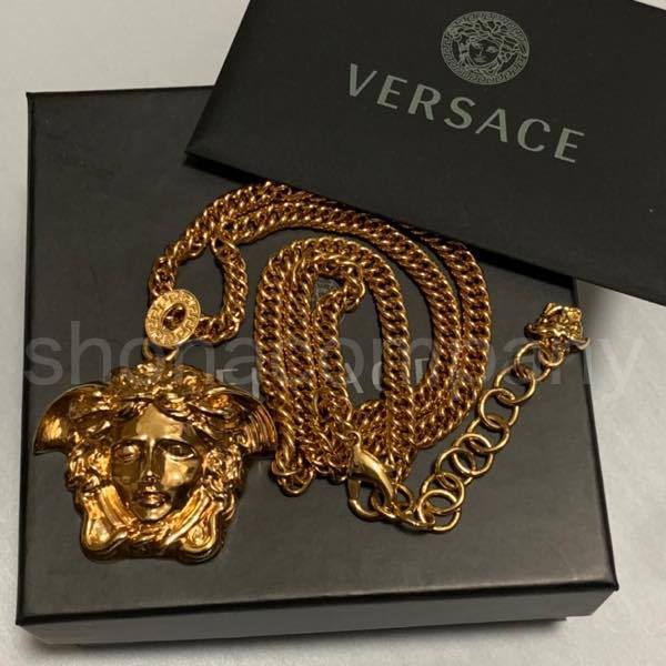 【関込】人気◆VERSACE ヴェルサーチェ◆メデューサ ネックレス