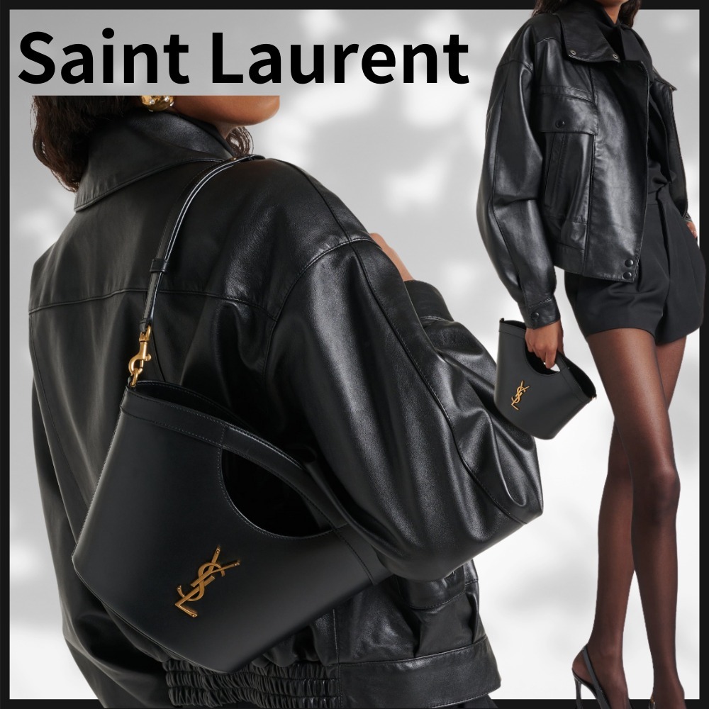 【関税込】★Saint Laurent ★セリア ミニレザートートバッグ 黒
