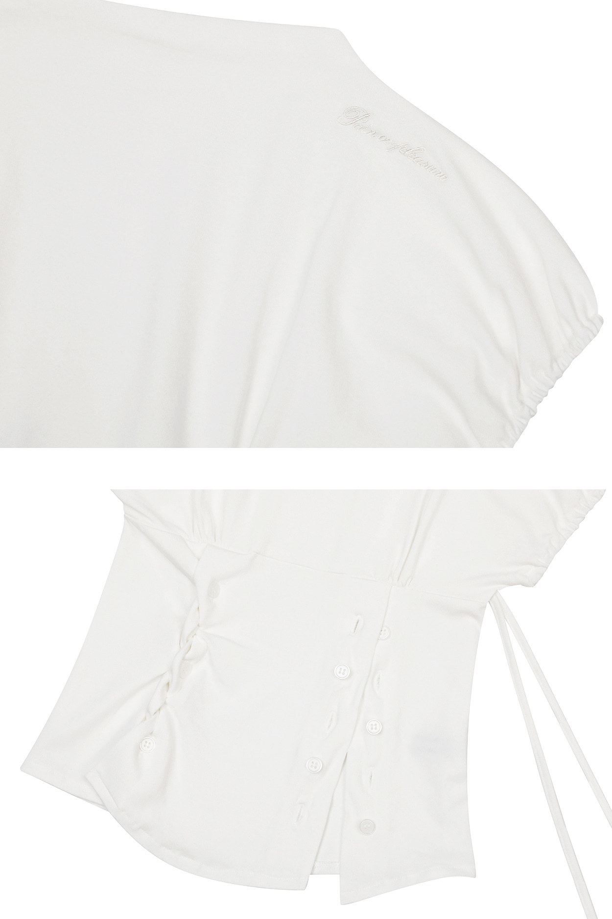 PAIN OR PLEASURE★韓国★人気★JANE BUTTON TOP 2色