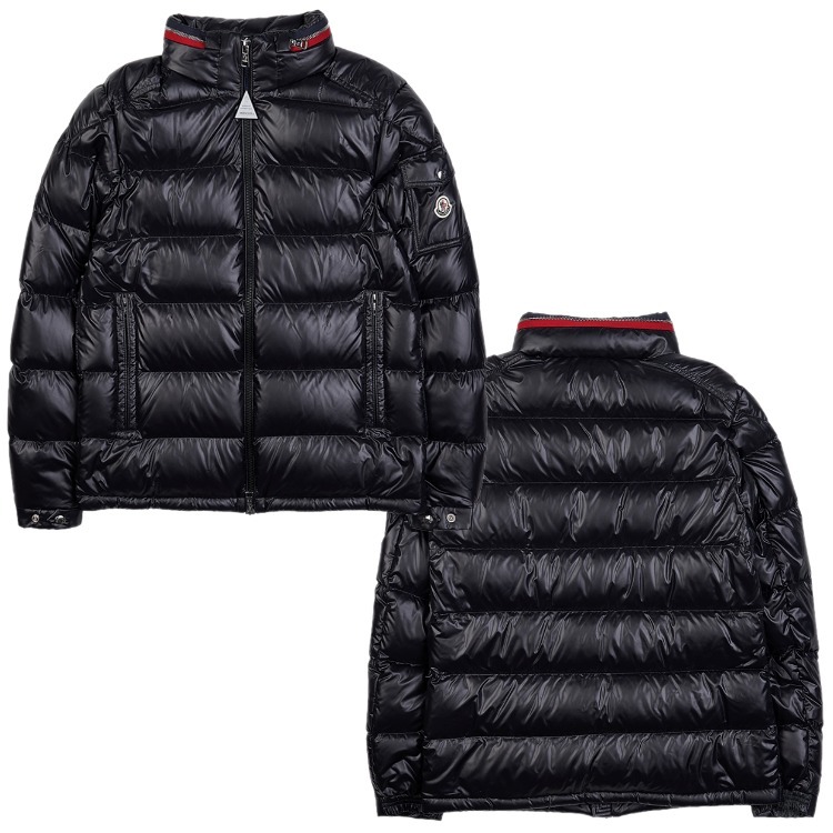 MONCLER☆BOURNE 袖ロゴ ダウンジャケット BLACK
