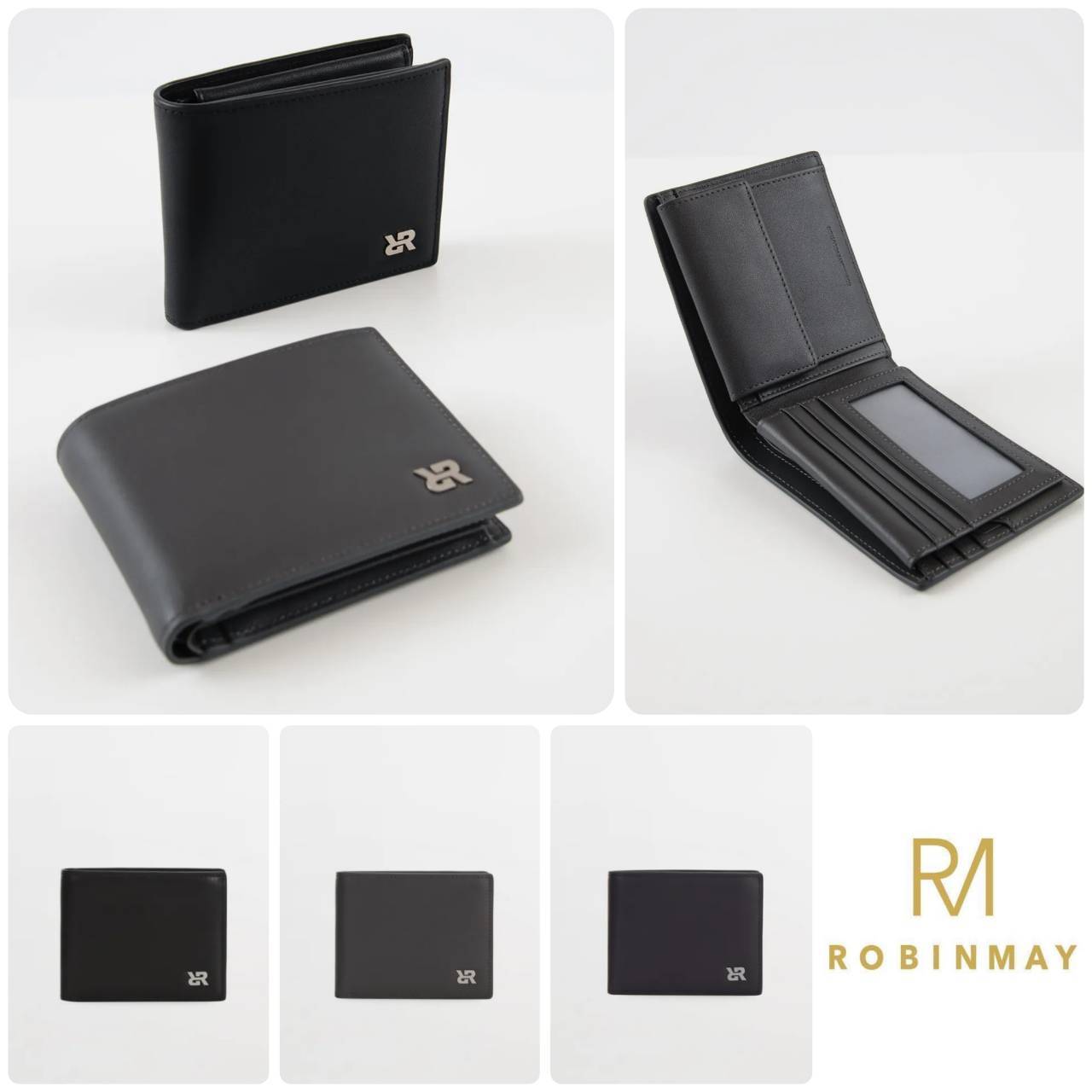 ■ROBINMAY■洛特真皮零錢短夾 EL020 本革二つ折り財布/送料込
