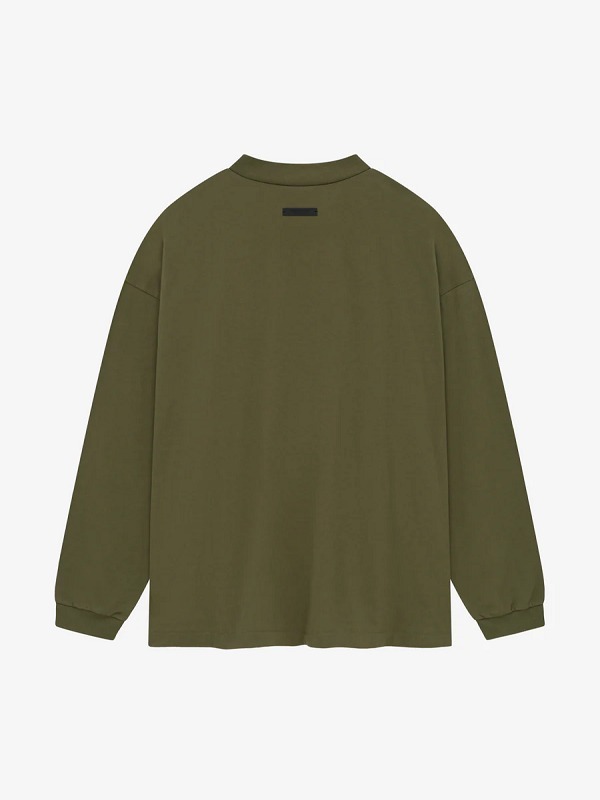 【Fear of God】ESSENTIALS 長袖 カットソー [デイリー使い★] Fear of God】ESSENTIALS 長袖 Tシャツ [デイリー使い☆人気]