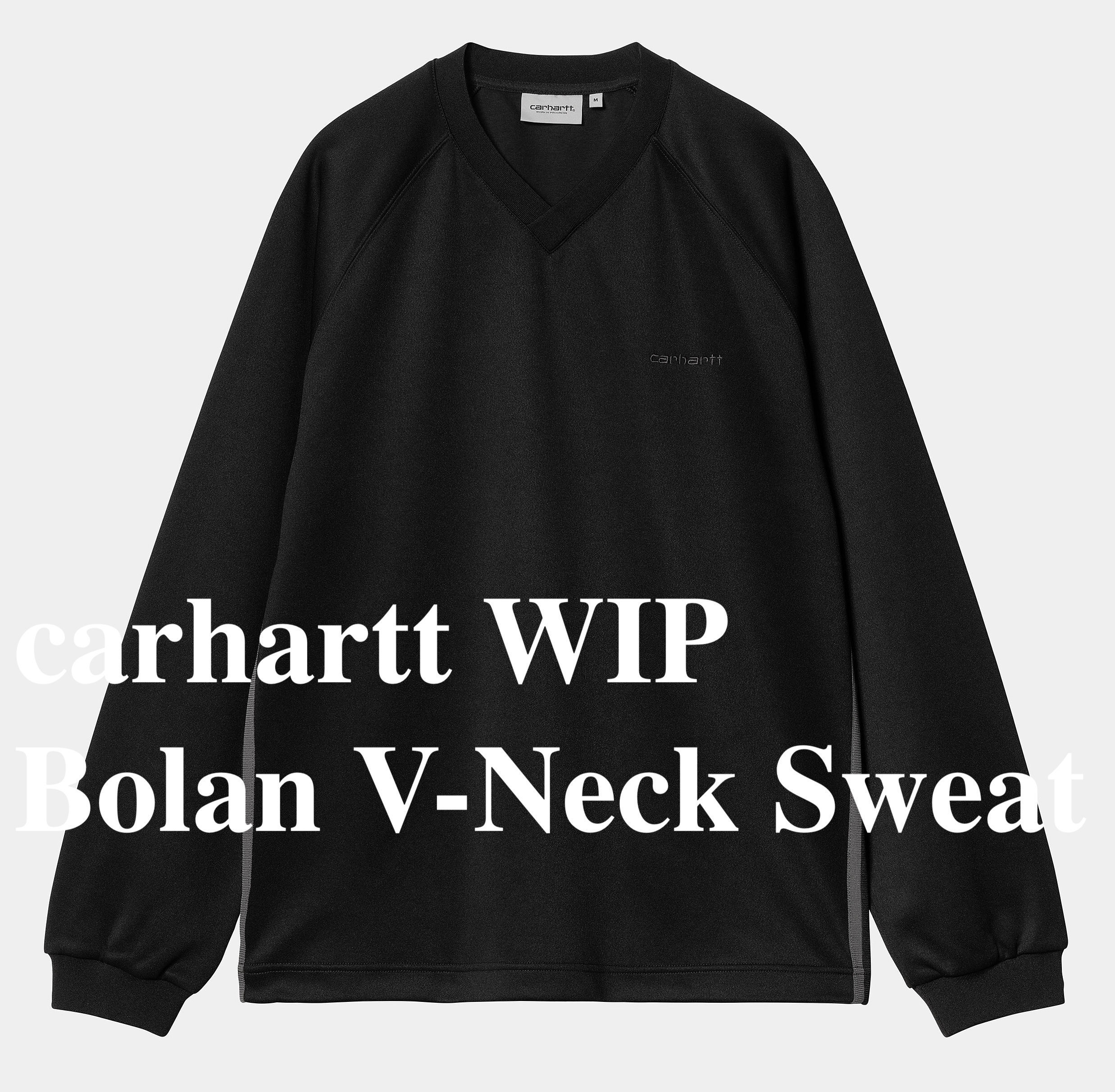 ★ドイツ発*carhartt WIP*Bolan VネックポリコットンジャージーB