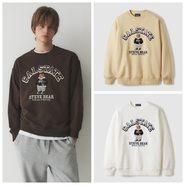 【WHO.A.U】Steve Patch Sweatshirt