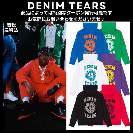 【Denim Tears】デニムユニバーシティパーカー Denim Tears◇デニム ユニバーシティ ジップ パーカー 関送込