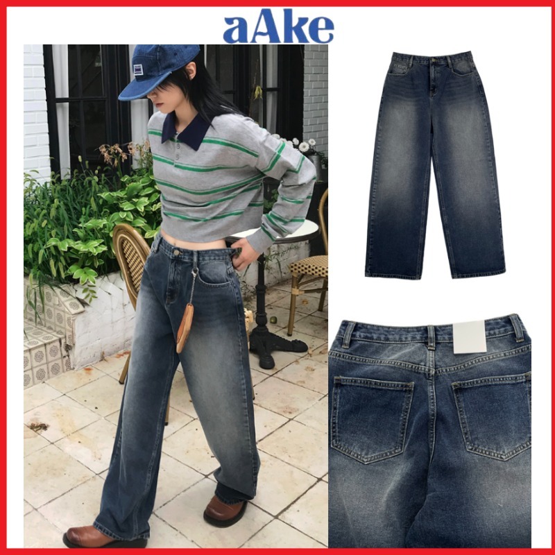 【AAKE】BEGIN WIDE DENIM デニムパンツ