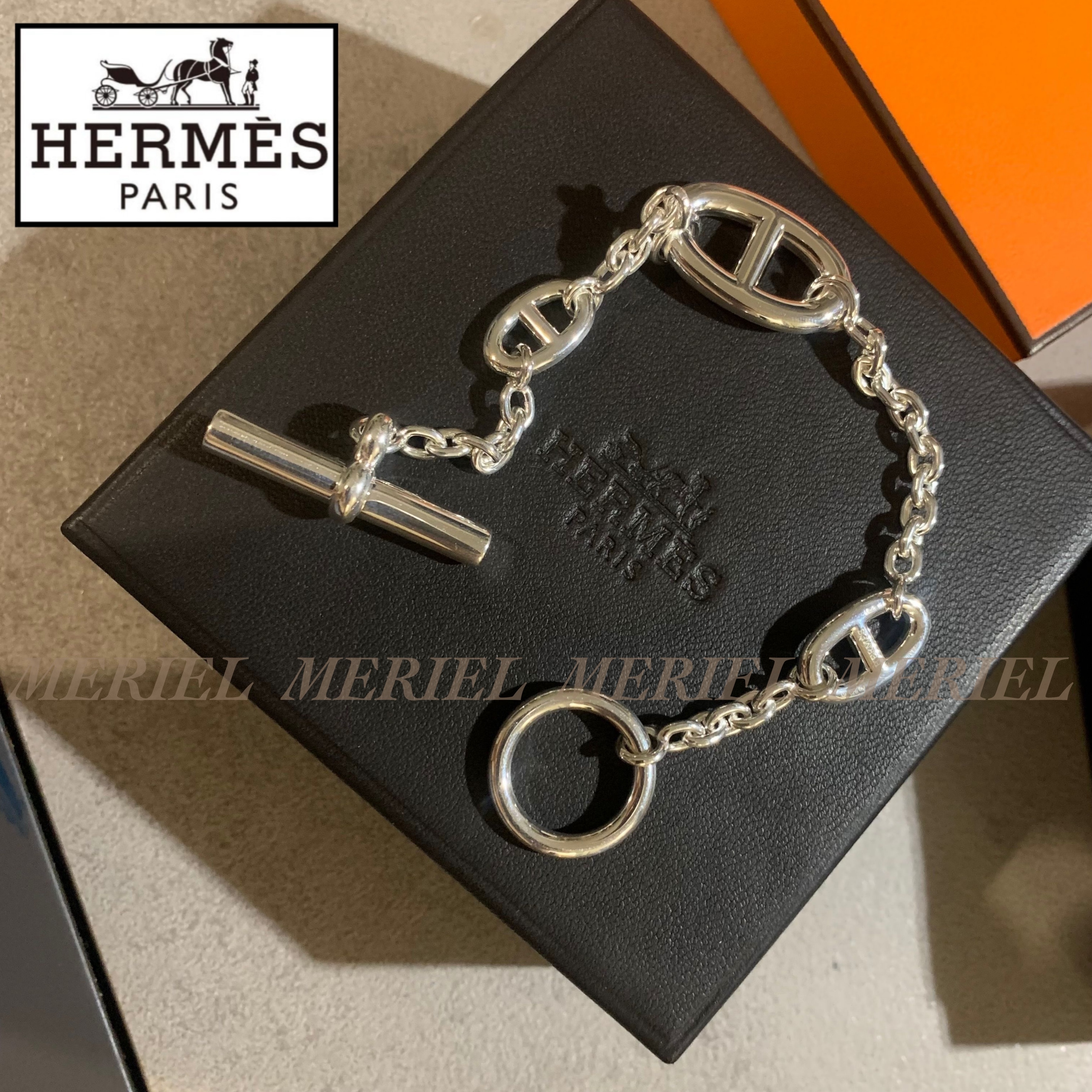 【HERMES】ファランドールブレスレット シェーヌダンクル