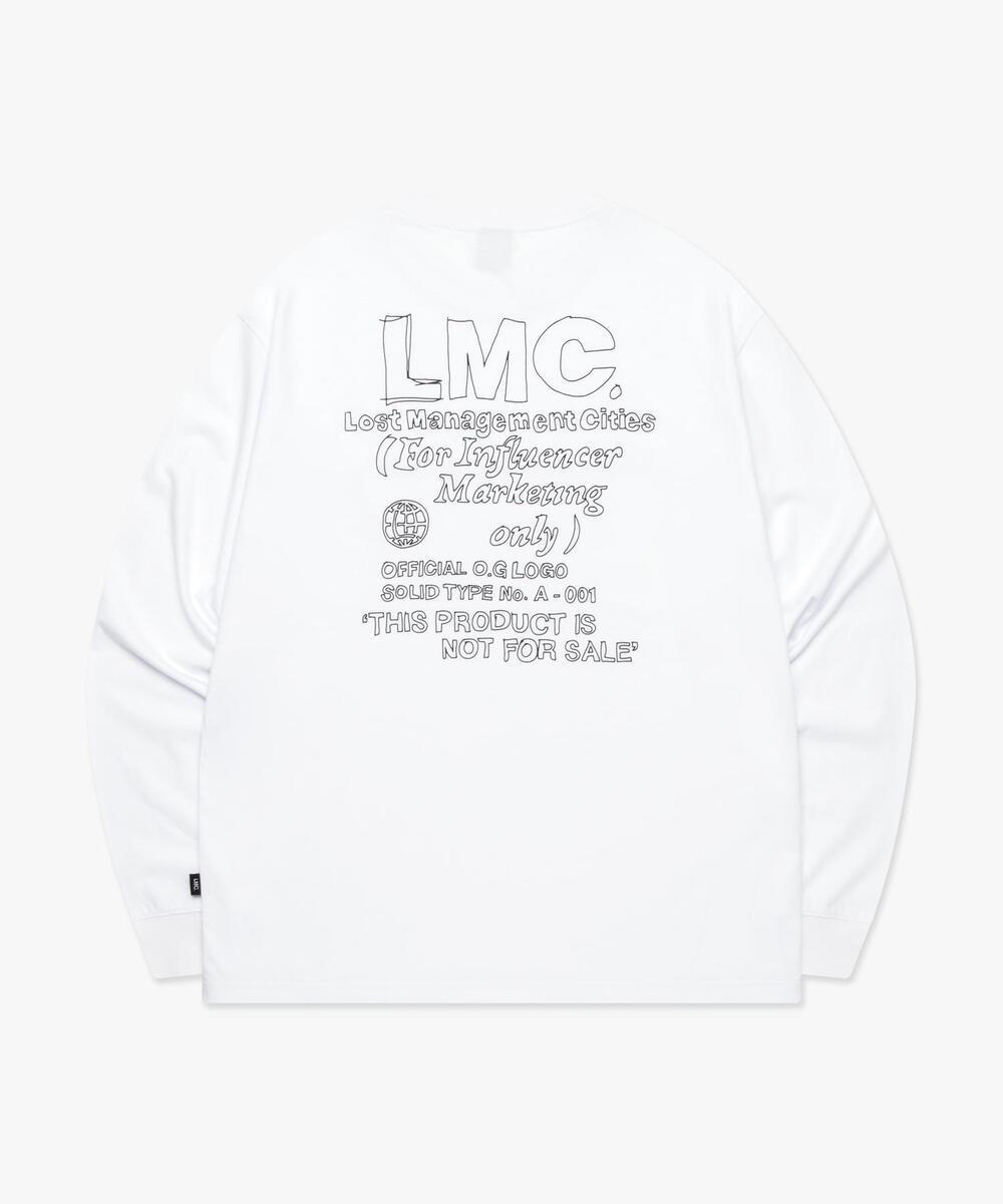韓国LMC エルエムシー】FN DOODLE LONG SLV TEE Ω Tシャツ