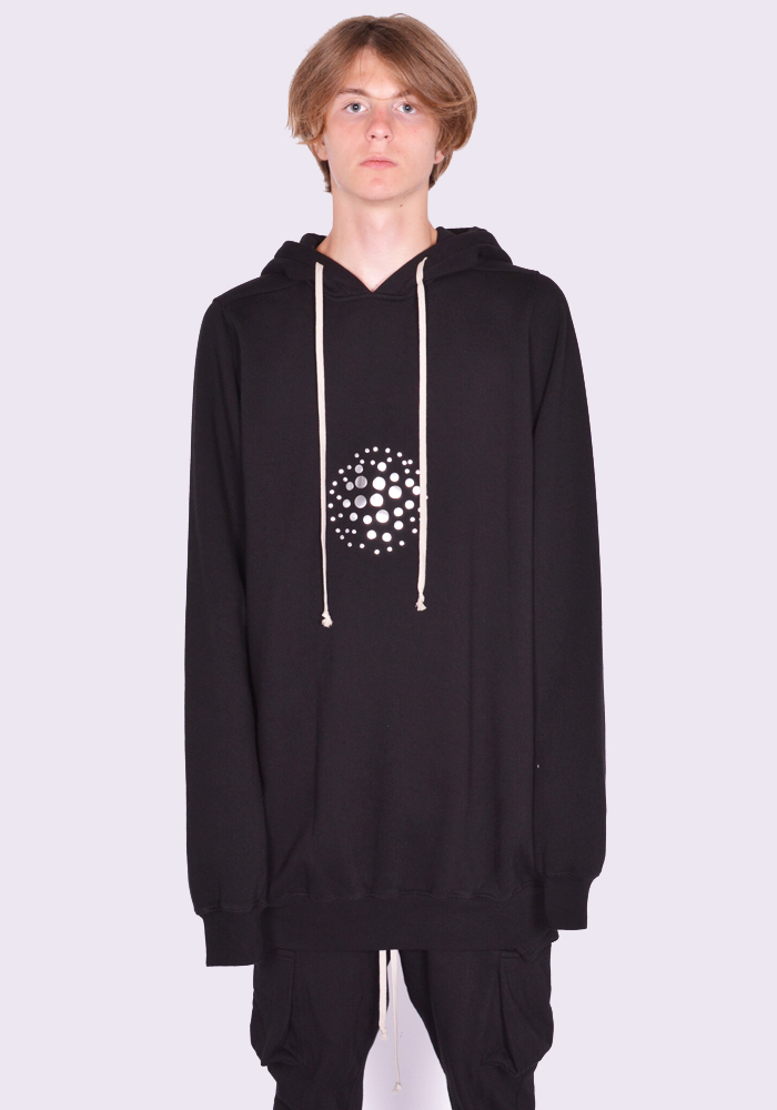 【正規店出品】RICK OWENS MEN SWEAT HOODIE BLACK