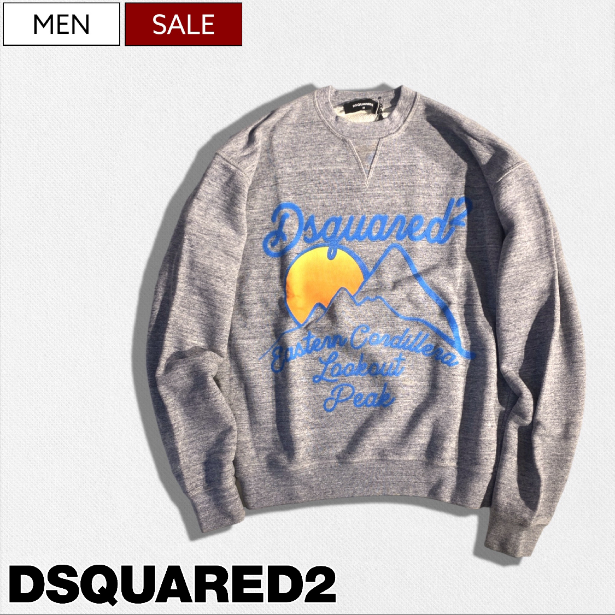 DSQUARED2 ディースクエアード ラグジュアリースエット グレー