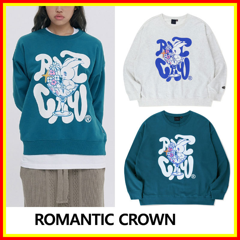 [ROMANTIC CROWN] Romantic Bunny Crewneck /追跡付